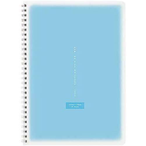 ＜コロレー＞ツインリングセミＢ５Ａ罫４０枚Ｂ　５冊　【お取り寄せ品】６営業日以内届