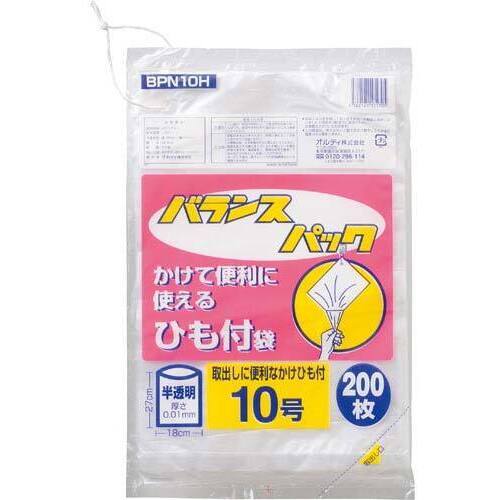 バランスパック規格袋ひも付１０号×１０