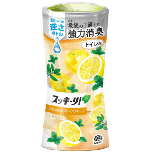 スッキーリ！トイレ用さわやかなグレープフルーツ&times;４