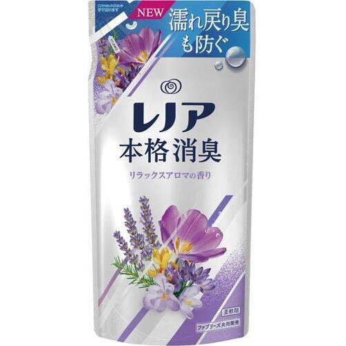 レノア本格消臭　リラックスアロマ詰替４２０ｍｌ&times;４
