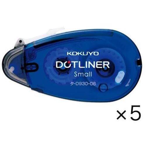 ドットライナースモール青使い切り強粘着&times;５