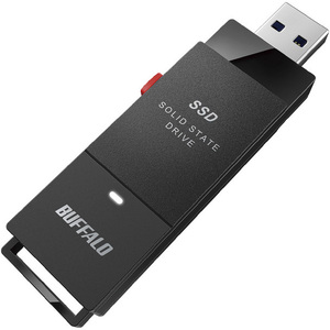 抗ウイルス・抗菌ポータブルＳＳＤ　ＵＳＢ３．２（Ｇｅｎ１）　Ｔｙｐｅ－Ａ　スティック型　１ＴＢ　ブラック　■お取り寄せ品