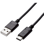 ＵＳＢ２．０ケーブル／Ａ－Ｃタイプ／認証品／０．５ｍ／ブラック　Ｕ２Ｃ－ＡＣ０５ＮＢＫ　■お取り寄せ品