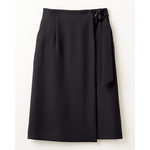 ラップスカート　黒　Ｍ３３１２２　　７号