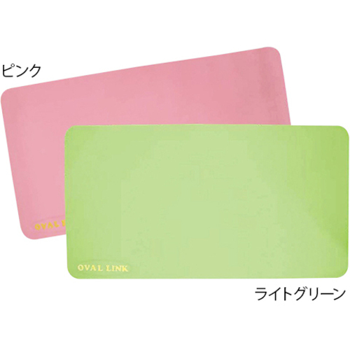 オーバルリンク（浴室用マット）　ライトグリーン　マットタイプ　Ｍ