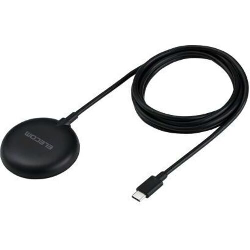 マグネットＱｉ２規格対応ワイヤレス充電器／１５Ｗ／卓上／ブラック　Ｗ－ＭＡ１０ＢＫ　■お取り寄せ品