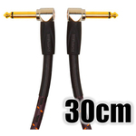 楽器用ケーブル／２４Ｋ金メッキ／３０ｃｍ／ＴＳフォン－ＴＳフォン／両Ｌ字型　ＲＩＣ－Ｇ１ＡＡ　■お取り寄せ品