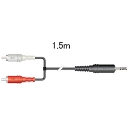 ピンプラグＸ２（Ｒ入）－ステレオミニプラグ（１．５Ｍ）　ＣＮ－２０２Ａ　■お取り寄せ品