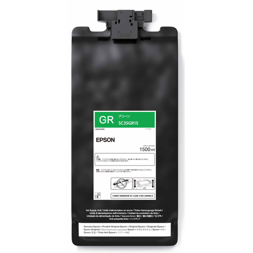 ＳｕｒｅＣｏｌｏｒ用　インクパック／１５００ｍｌ（グリーン）　ＳＣ３５ＧＲ１５　■お取り寄せ品