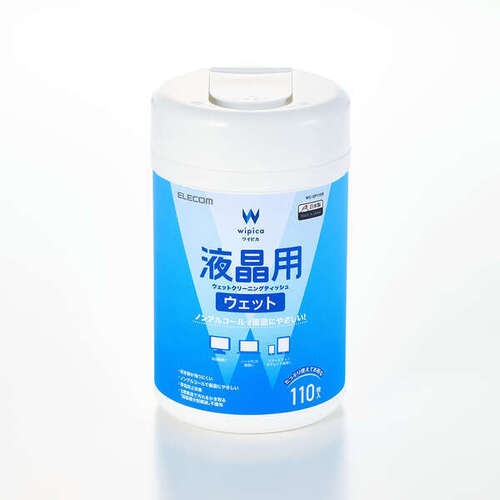ウェットティッシュ／液晶用／ボトル／１１０枚　ＷＣ－ＤＰ１１０Ｂ　■お取り寄せ品