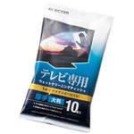 薄型テレビクリーナー／ウェットティッシュ／Ｍサイズ／１０枚入　■お取り寄せ品