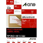 上質紙ラベル　兼用　Ａ４　２面　２２枚