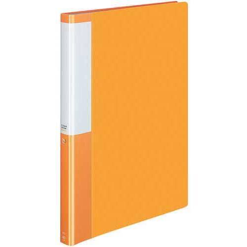 クリヤーブックポジティ　Ａ４縦　橙　４０Ｐ　２０冊