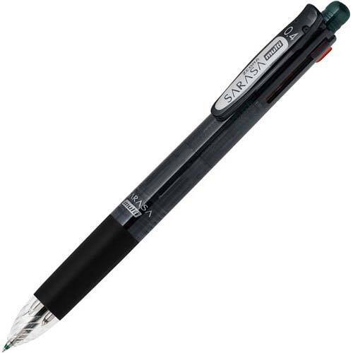 多機能ボールペン　サラサマルチ　０．４ｍｍ　黒軸