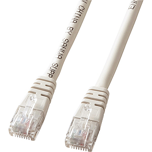 エンハンスドカテゴリ５単線ＬＡＮケーブル（５ｍ・ライトグレー）　ＫＢ－Ｔ５Ｔ－０５Ｎ　■お取り寄せ品