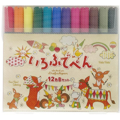 いろふでぺん１２色Ｂセット　【お取り寄せ品】５営業日以内届