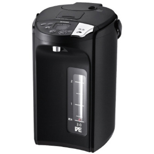 蒸気レスＶＥ電気ポット　アーバンブラック　３Ｌ