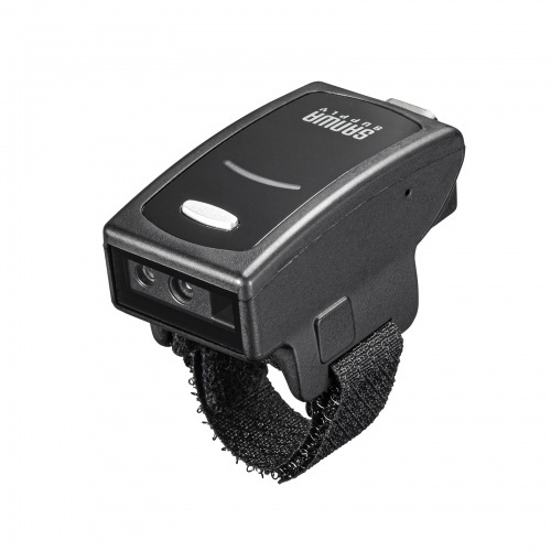 Ｂｌｕｅｔｏｏｔｈ２次元バーコードリーダー（リングタイプ）　ＢＣＲ－ＢＴ２Ｄ５ＢＫ　■お取り寄せ品