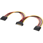 シリアルＡＴＡ電源分岐ケーブル（２分岐・２０ｃｍ）　ＴＫ－ＰＷＳＡＴＡ１０－０２　■お取り寄せ品