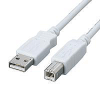 フェライトコア内蔵ＵＳＢ２．０対応ケーブル（ＡＢタイプ）　■お取り寄せ品