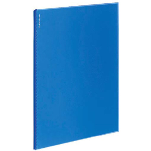 ポケットファイル&alpha;６ポケット＜ノビータ&alpha;＞青