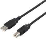 ＵＳＢ２．０　Ａ　ｔｏ　Ｂ　ケーブル　２．０ｍ　ブラック　■２営業日内届