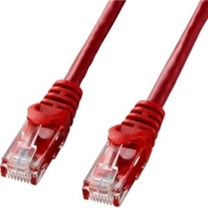 カテゴリ６　ＵＴＰ　ＬＡＮケーブル（バルク品・５ｍ・レッド）　ＬＡ－Ｙ６－０５Ｒ　■お取り寄せ品