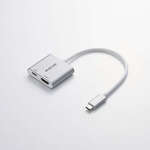 Ｔｙｐｅ－Ｃ映像変換アダプタ／ＴｙｐｅＣ－ＨＤＭＩ＆給電ポート／１００Ｗ　ＡＤ－ＣＨＤＭＩＰＤ１００ＳＶ　■お取り寄せ品