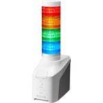 ネットワーク制御信号灯　直径６０ｍｍ／４段／赤黄緑青／ＡＣアダプタ付属　ＮＨＢ６－４－ＲＹＧＢ　■お取り寄せ品