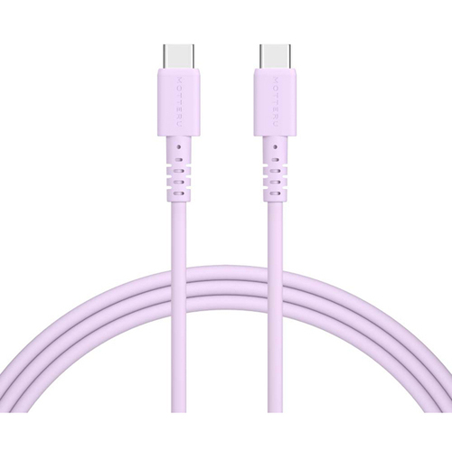 ＭＯＴＴＥＲＵ　ケーブル　ＵＳＢ　Ｃ－Ｃ　２ｍ　ペールアイリス　ＭＯＴ－ＳＣＢＣＣＧ２００－ＰＵ　■お取り寄せ品