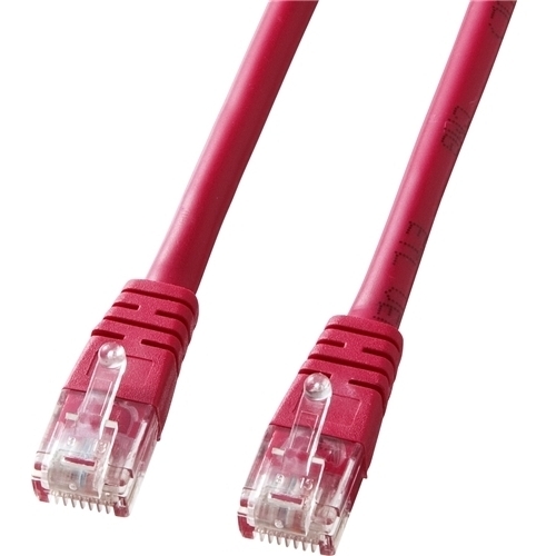 エンハンスドカテゴリ５単線ＬＡＮケーブル（２０ｍ・レッド）　ＫＢ－Ｔ５Ｔ－２０ＲＮ　■お取り寄せ品