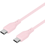 ＵＳＢケーブル／ＵＳＢ２．０／Ｃ－Ｃ／シリコン／１．５ｍ／サクラピンク　ＯＷＺ－ＣＢＳＲＣＣ１５－ＰＫＡ　■お取り寄せ品