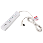 ランプレススイッチ付ＵＳＢタップ　ＰＤ２０Ｗ　ホワイト　ＷＬＫ－Ｅ３２２２ＵＣ（Ｗ）　■お取り寄せ品