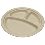 仕切付プレート２３．５ｃｍ　５０枚　【お取り寄せ品】１１営業日以内届