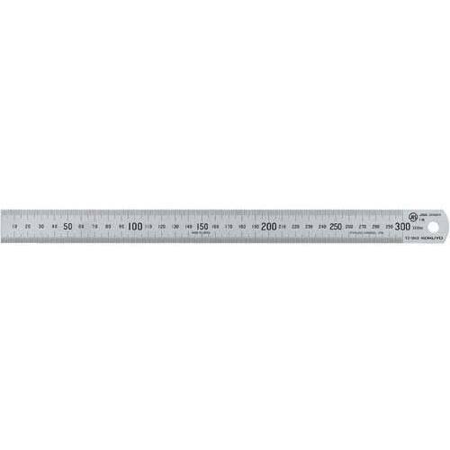 ステンレス直定規　３０ｃｍ　ＪＩＳ１級