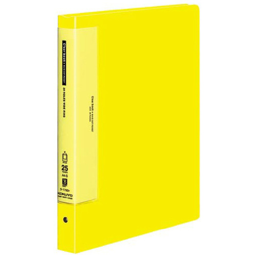 クリヤーブック替紙式黄Ａ４縦背幅２７ｍｍ