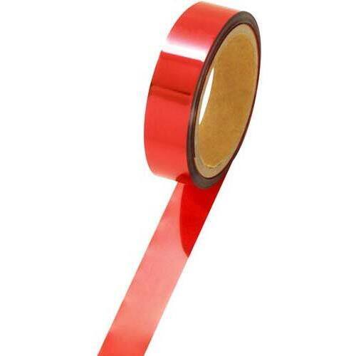 メッキテープ　赤　幅２５ｍｍ長さ５０ｍ