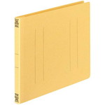 フラットファイルＶ樹脂とじ具　Ｂ５横　黄　１０冊