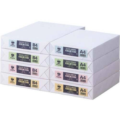 カラー用紙（厚口）　厚口９０ｇ　Ｂ４　青　５００枚