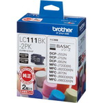 純正インク　ＬＣ１１１ＢＫ－２ＰＫ　ブラック２個
