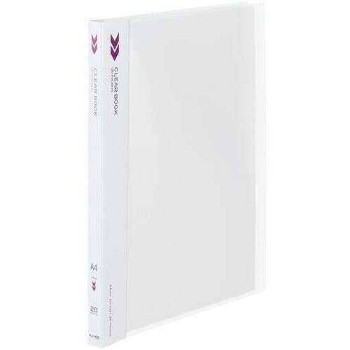 クリヤーブックＫ２　固定式Ａ４縦２０Ｐ透明１０冊