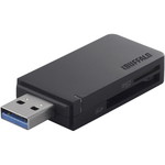 高速カードリーダー／ライター　ＵＳＢ３．０＆ターボＰＣ　ＥＸ対応　ブラック　ＢＳＣＲ２６ＴＵ３ＢＫ　■２営業日内届