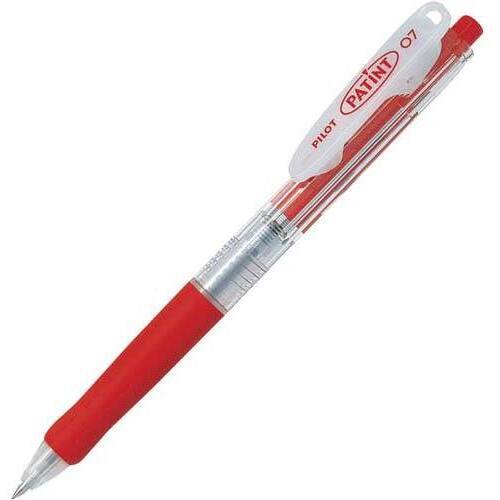 パティントボールペン（細字）０．７ｍｍ　赤　１０本