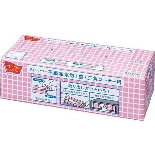 取り出しやすい不織布水切袋三角コーナー１００枚&times;５