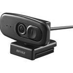 １００万画素ＷＥＢカメラ　７２０Ｐ　ＨＤ　マイク内蔵　ブラック　ＢＳＷ１１０ＭＢＫＺ　■お取り寄せ品