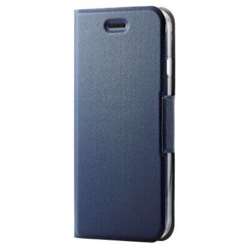 ｉＰｈｏｎｅ　ＳＥ　第３世代／手帳型ケース／ネイビー　ＰＭ－Ａ２２ＳＰＬＦＵＮＶ　■お取り寄せ品