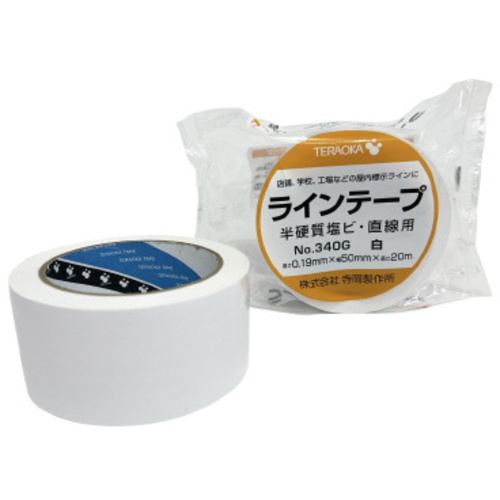 ラインテープＮｏ．３４０Ｇ　白　１巻