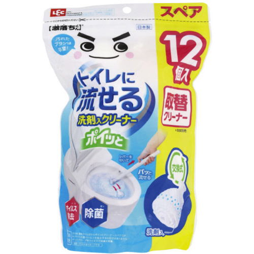 激落ち　流せるポイッとクリーナースペア１２Ｐ&times;５