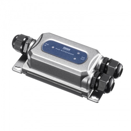 ＰｏＥエクステンダー（防水対応・２分配出力）　ＬＡＮ－ＥＸＰＯＥ３　■お取り寄せ品