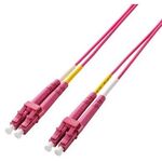 光ファイバー／ＬＣ－ＬＣ／２芯／ＯＭ４／１０ｍ　ＯＣ－ＬＣＬＣ２Ｍ４／１０　■お取り寄せ品